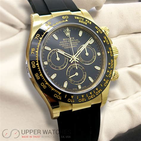 daytona 18k gold rolex|Rolex Cosmograph Daytona watch: 18 ct yellow gold .